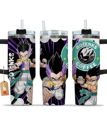 Gotenks Dragon Ball Z Anime Custom Stanley Quencher 40Oz Stainless Steel Tumbler