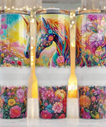 Gothic Unicorn Custom Stanley Quencher 40Oz Stainless Steel Tumbler