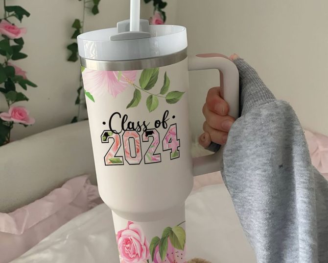 Graduation Custom Stanley Quencher 40Oz Stainless Steel Tumbler