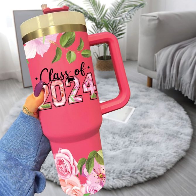 Graduation Custom Stanley Quencher 40Oz Stainless Steel Tumbler