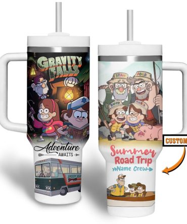 Gravity Falls Tv Series Custom Stanley Quencher 40Oz Stainless Steel Tumbler