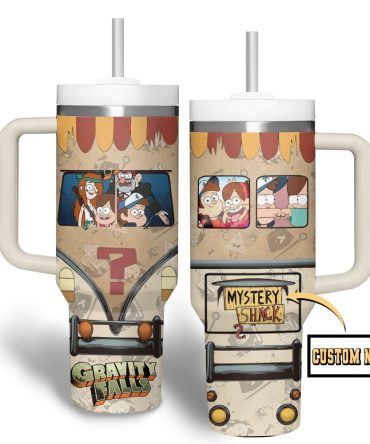 Gravity Falls Tv Series Custom Stanley Quencher 40Oz Stainless Steel Tumbler