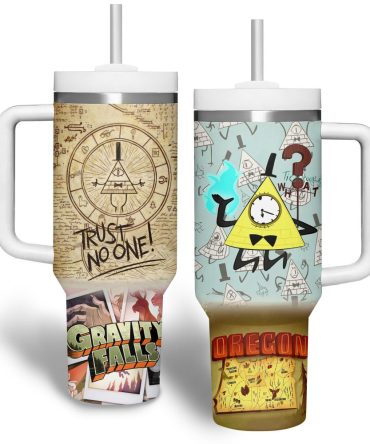 Gravity Falls Tv Series Custom Stanley Quencher 40Oz Stainless Steel Tumbler