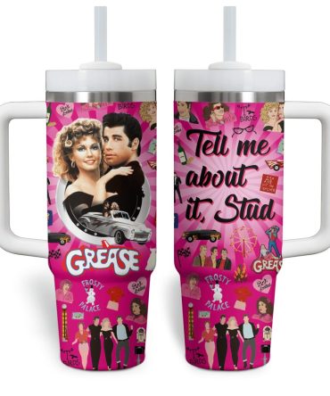 Grease Movies Custom Stanley Quencher 40Oz Stainless Steel