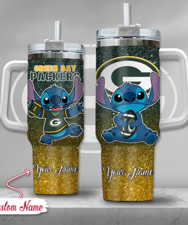 Green Bay Packers Nfl Custom Stanley Quencher 40Oz Stainless Steel Tumbler With Handle