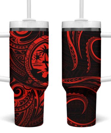Guam Coat Of Arms Custom Stanley Quencher 40Oz Stainless Steel Tumbler
