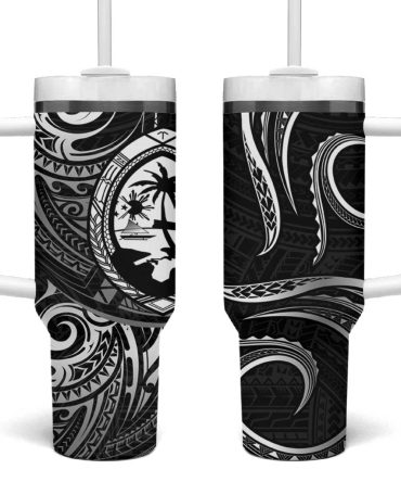 Guam Coat Of Arms Custom Stanley Quencher 40Oz Stainless Steel Tumbler