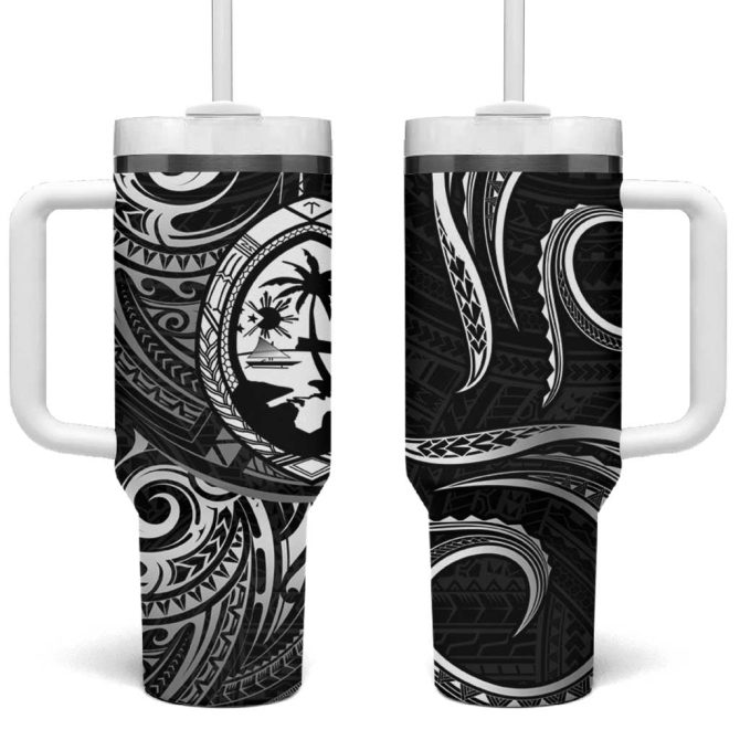 Guam Coat Of Arms Custom Stanley Quencher 40Oz Stainless Steel Tumbler