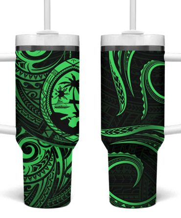 Guam Coat Of Arms Custom Stanley Quencher 40Oz Stainless Steel Tumbler