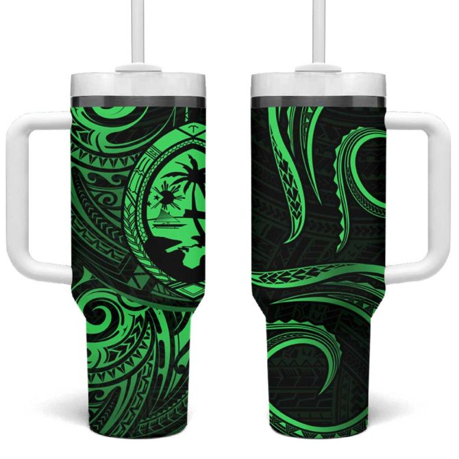 Guam Coat Of Arms Custom Stanley Quencher 40Oz Stainless Steel Tumbler