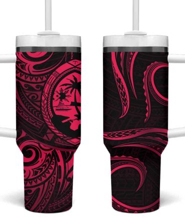 Guam Coat Of Arms Custom Stanley Quencher 40Oz Stainless Steel Tumbler