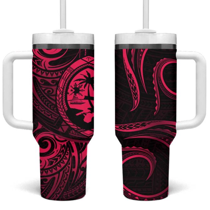 Guam Coat Of Arms Custom Stanley Quencher 40Oz Stainless Steel Tumbler