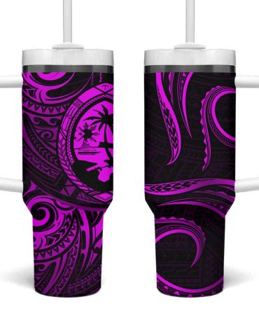 Guam Coat Of Arms Custom Stanley Quencher 40Oz Stainless Steel Tumbler