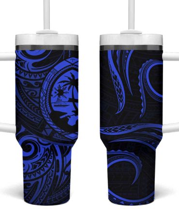 Guam Coat Of Arms Custom Stanley Quencher 40Oz Stainless Steel Tumbler