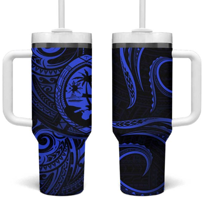Guam Coat Of Arms Custom Stanley Quencher 40Oz Stainless Steel Tumbler