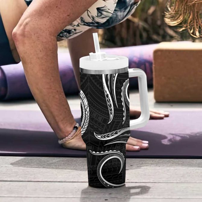 Guam Coat Of Arms Custom Stanley Quencher 40Oz Stainless Steel Tumbler - Image 6
