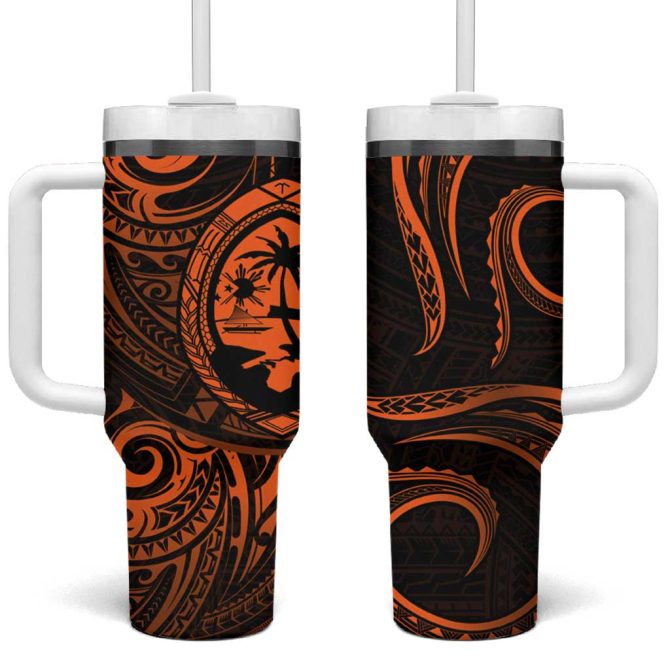 Guam Coat Of Arms Custom Stanley Quencher 40Oz Stainless Steel Tumbler