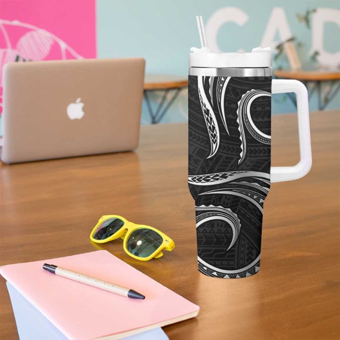 Guam Coat Of Arms Custom Stanley Quencher 40Oz Stainless Steel Tumbler - Image 5