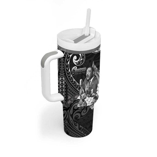 Guam Mlk Day The Legacy Of Mlk Custom Stanley Quencher 40Oz Stainless Steel Tumbler With Handle - Image 2