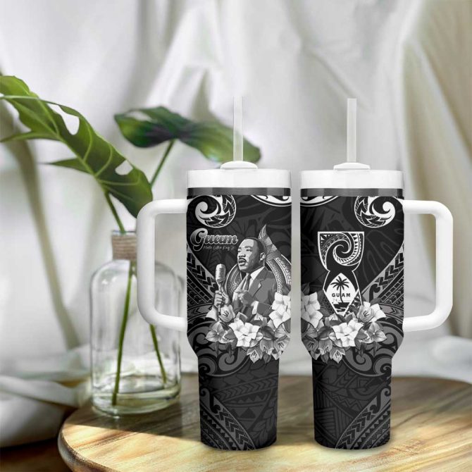 Guam Mlk Day The Legacy Of Mlk Custom Stanley Quencher 40Oz Stainless Steel Tumbler With Handle - Image 9