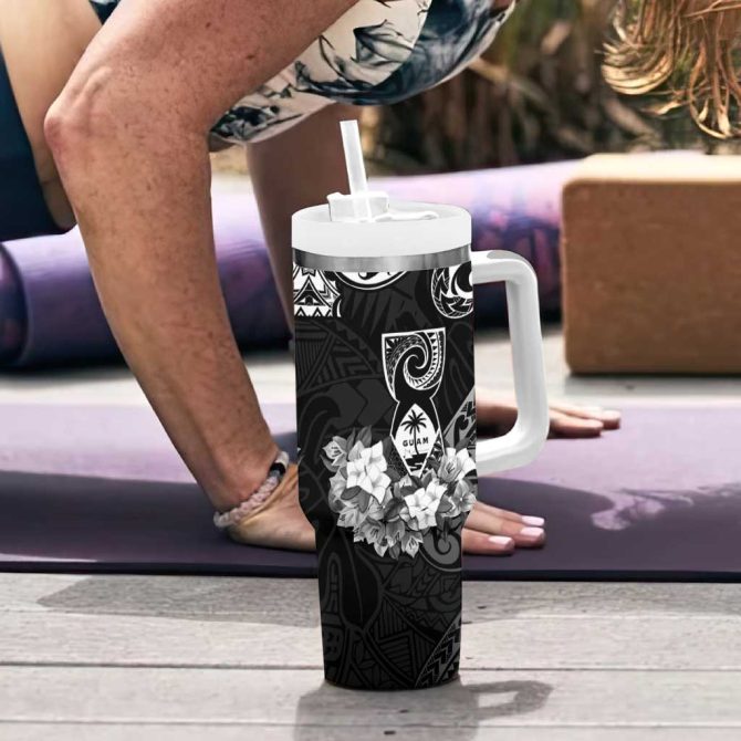 Guam Mlk Day The Legacy Of Mlk Custom Stanley Quencher 40Oz Stainless Steel Tumbler With Handle - Image 6