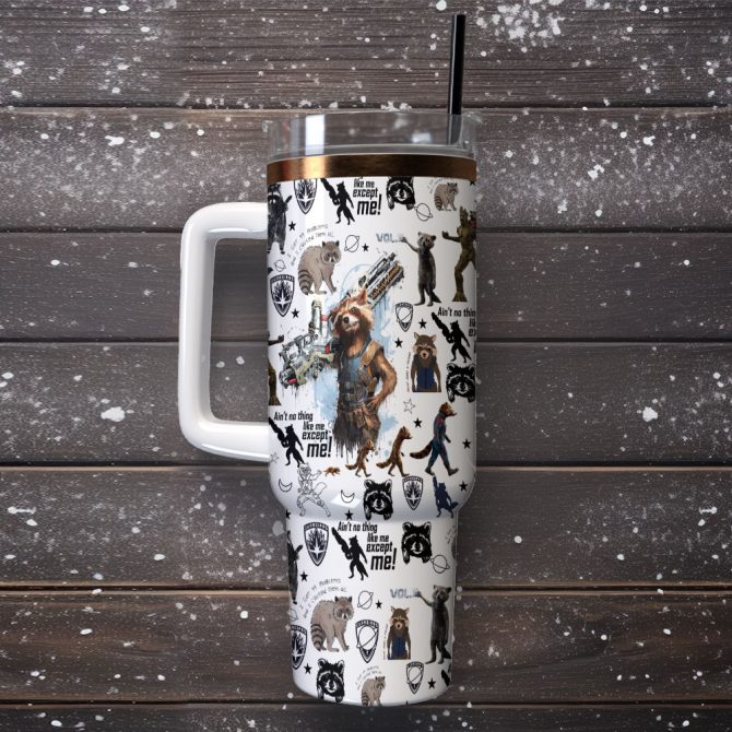 Guardians Of The Galaxy Movies Custom Stanley Quencher 40Oz Stainless Steel Tumbler With Handle - Image 2