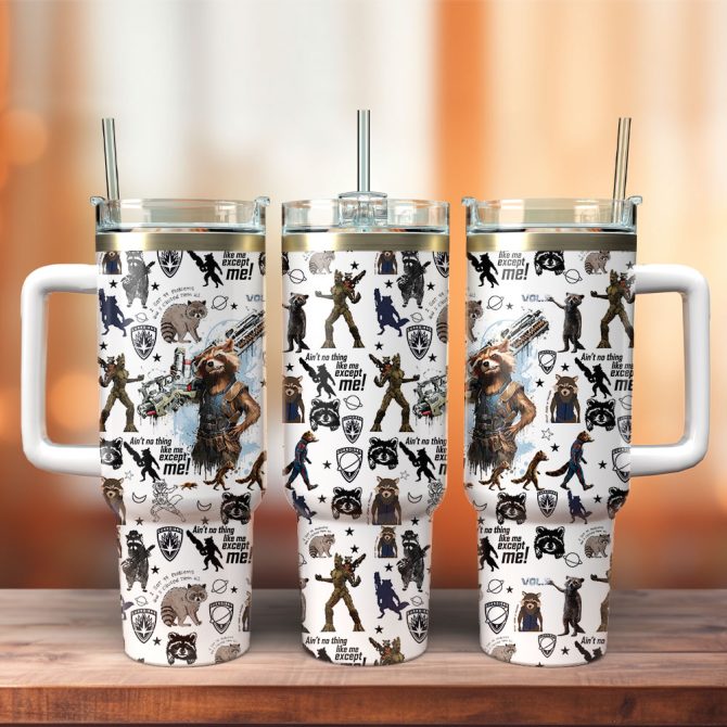 Guardians Of The Galaxy Movies Custom Stanley Quencher 40Oz Stainless Steel Tumbler With Handle