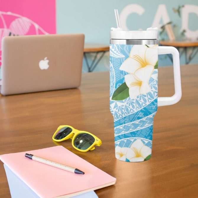 Guasali Flowers Custom Stanley Quencher 40Oz Stainless Steel Tumbler - Image 6