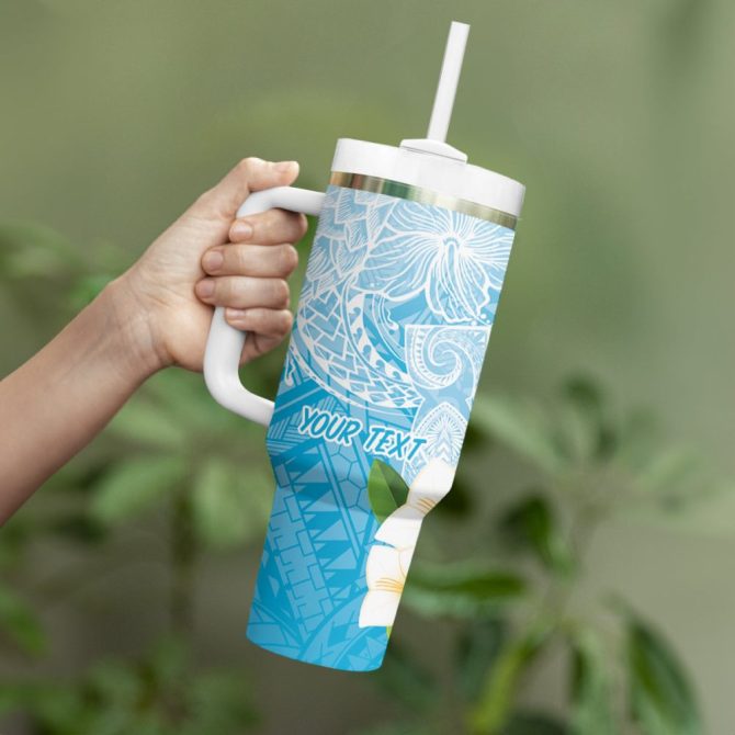 Guasali Flowers Custom Stanley Quencher 40Oz Stainless Steel Tumbler - Image 4