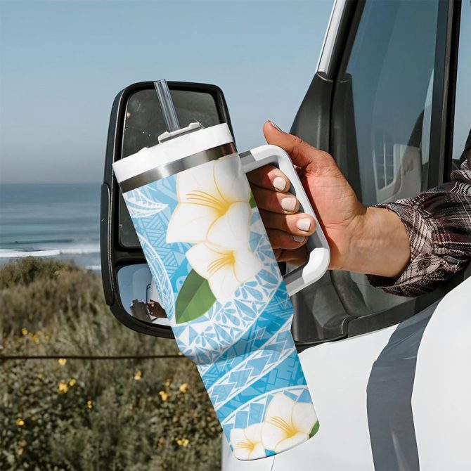 Guasali Flowers Custom Stanley Quencher 40Oz Stainless Steel Tumbler - Image 8