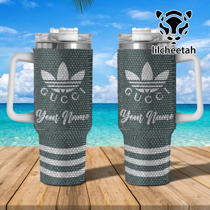 Gucci Brand Custom Stanley Quencher 40Oz Stainless Steel Tumbler With Handle - Image 2