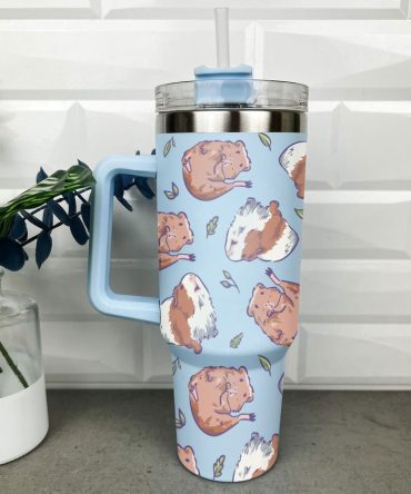 Guinea Pig Custom Stanley Quencher 40Oz Stainless Steel Tumbler