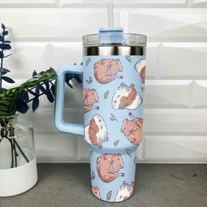 Guinea Pig Custom Stanley Quencher 40Oz Stainless Steel Tumbler
