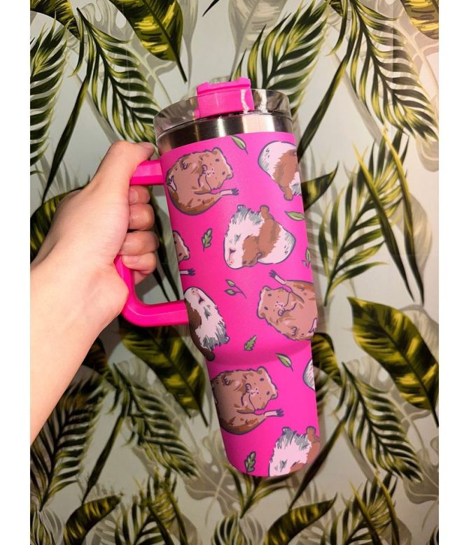 Guinea Pig Custom Stanley Quencher 40Oz Stainless Steel Tumbler