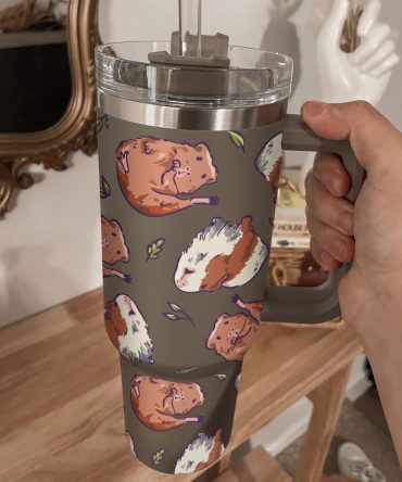 Guinea Pig Custom Stanley Quencher 40Oz Stainless Steel Tumbler