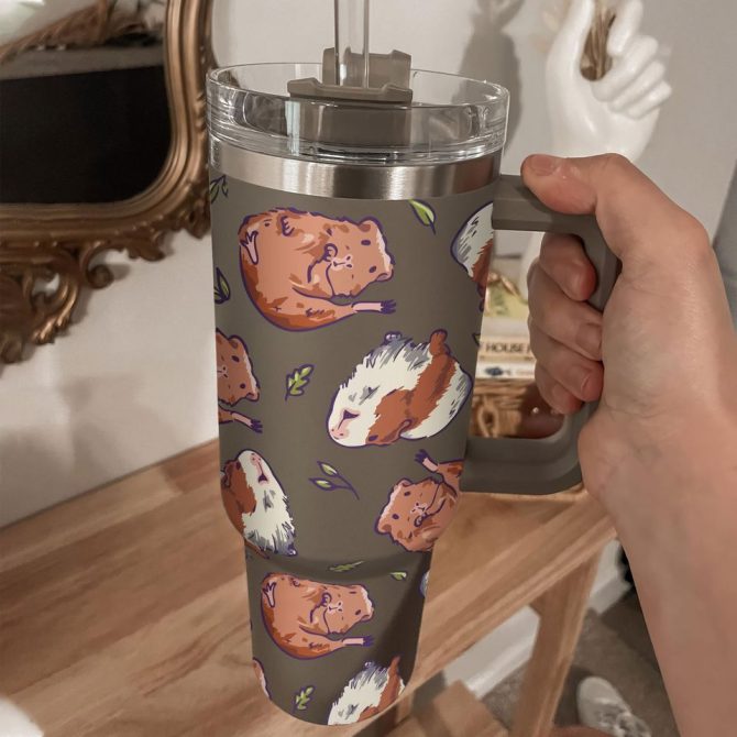 Guinea Pig Custom Stanley Quencher 40Oz Stainless Steel Tumbler