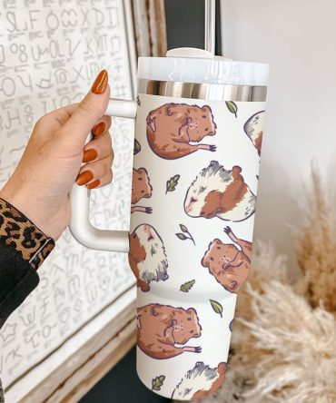 Guinea Pig Custom Stanley Quencher 40Oz Stainless Steel Tumbler