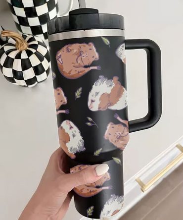 Guinea Pig Custom Stanley Quencher 40Oz Stainless Steel Tumbler