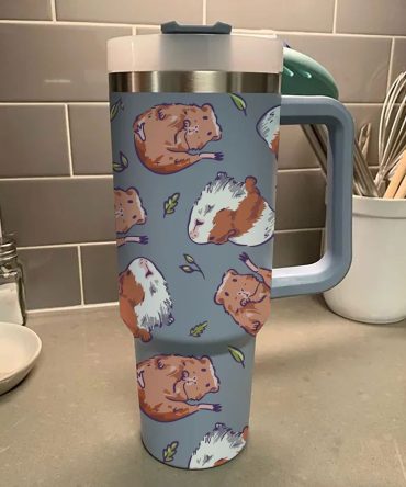 Guinea Pig Custom Stanley Quencher 40Oz Stainless Steel Tumbler