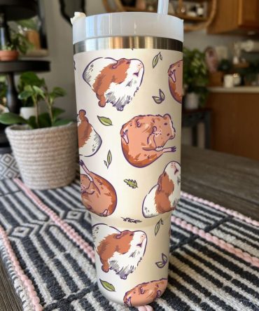 Guinea Pig Custom Stanley Quencher 40Oz Stainless Steel Tumbler
