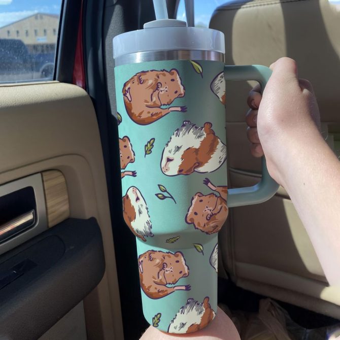 Guinea Pig Custom Stanley Quencher 40Oz Stainless Steel Tumbler
