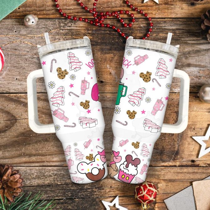 Gus Cinderella Disney Cartoon Custom Stanley Quencher 40Oz Stainless Steel Tumbler With Handle - Image 3
