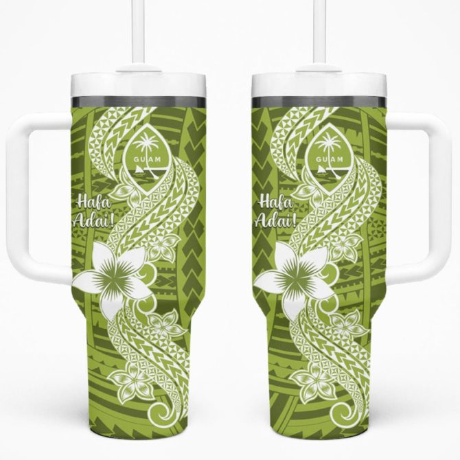Hafa Adai Guam Islands Custom Stanley Quencher 40Oz Stainless Steel Tumbler