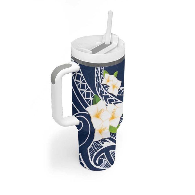 Hafa Adai Guam Sihek Guam Kingfisher With Guasali Custom Stanley Quencher 40Oz Stainless Steel Tumbler With Handle - Image 2