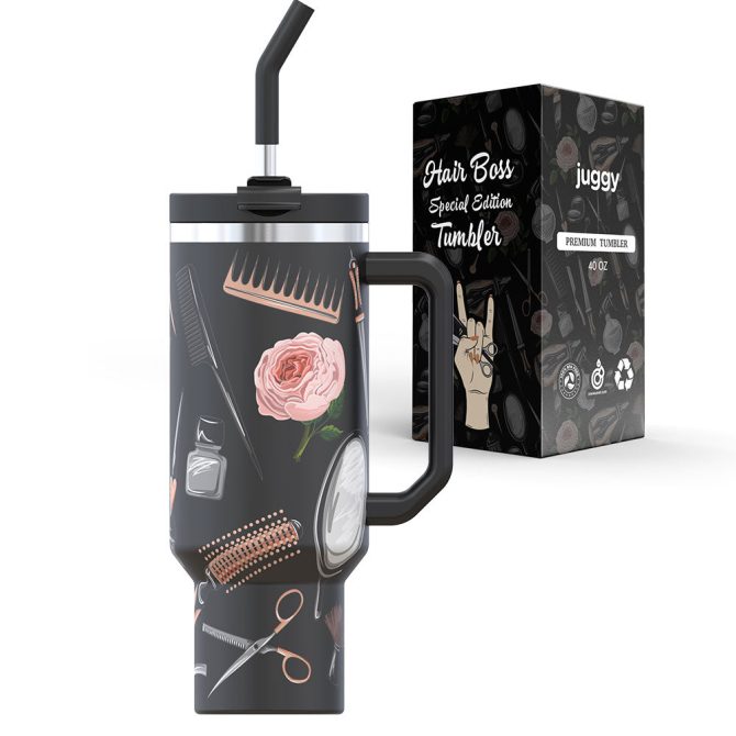 Hair Boss Custom Stanley Quencher 40Oz Stainless Steel Tumbler