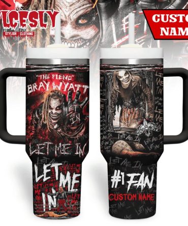 Halloween Bray Wyatt Wwe Custom Stanley Quencher 40Oz Stainless Steel Tumbler With Handle
