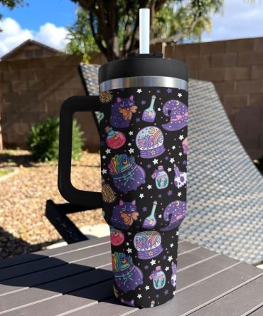 Halloween Custom Stanley Quencher 40Oz Stainless Steel Tumbler
