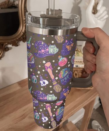 Halloween Custom Stanley Quencher 40Oz Stainless Steel Tumbler