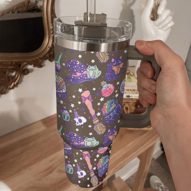 Halloween Custom Stanley Quencher 40Oz Stainless Steel Tumbler