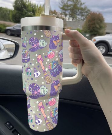 Halloween Custom Stanley Quencher 40Oz Stainless Steel Tumbler